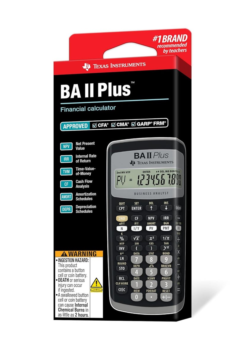 Texas Instruments BA || Plus Financial Calculator - Image 4